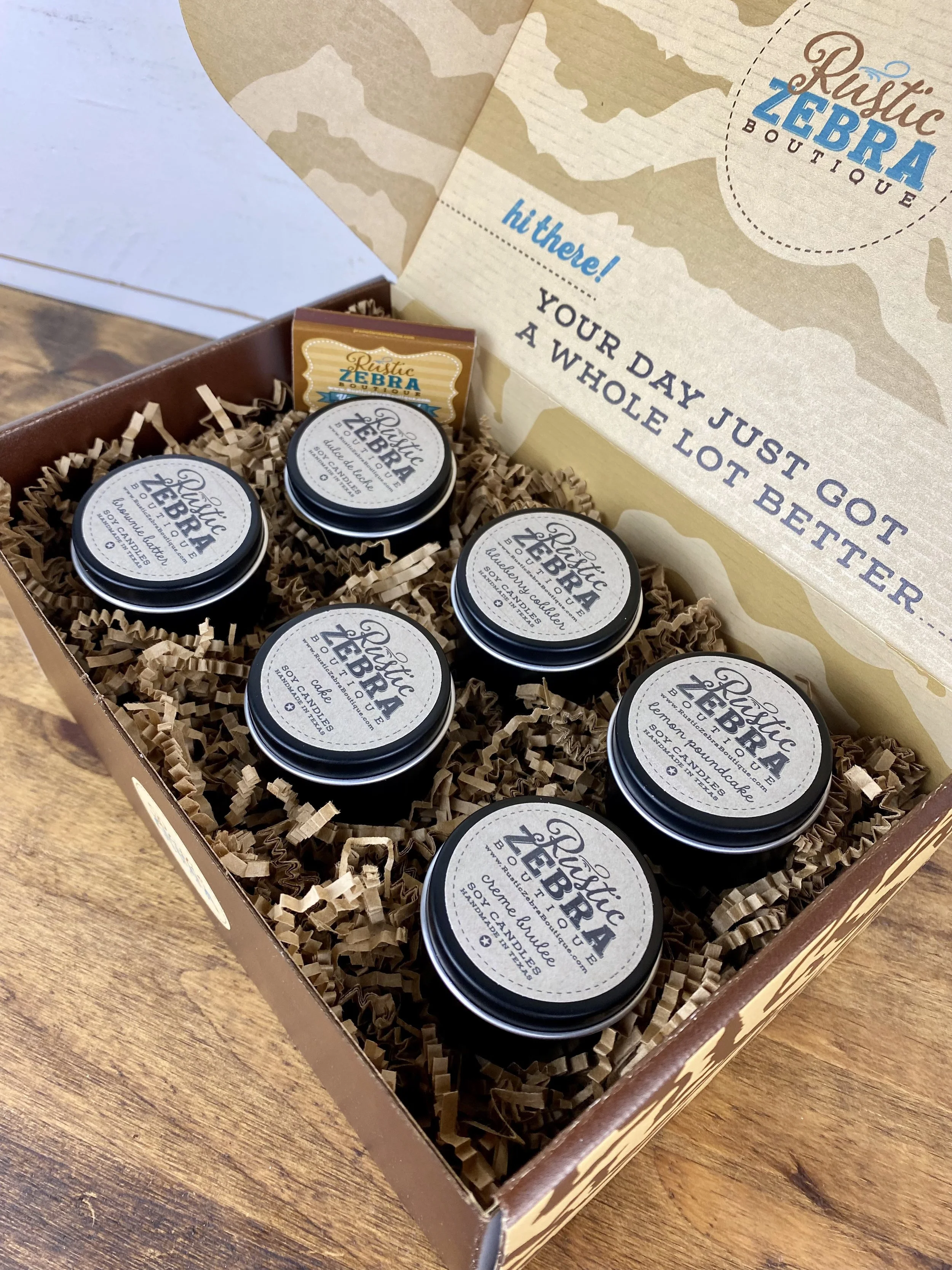 the SAMPLER PACK — Rustic Zebra Boutique